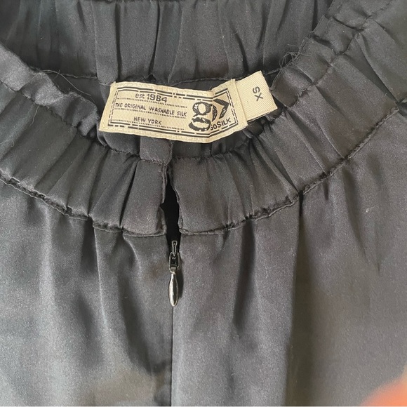 Go silk tank top with frayed edges. Size XS - Picture 2 of 6